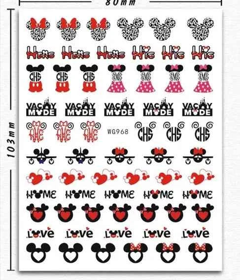 Adesivi Topolino WG968