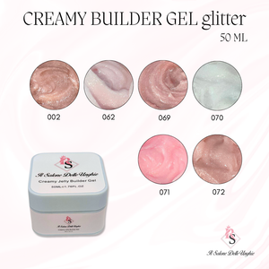 Creamy Gel 002 Nude Glitter - Il Salone Delle Unghie
