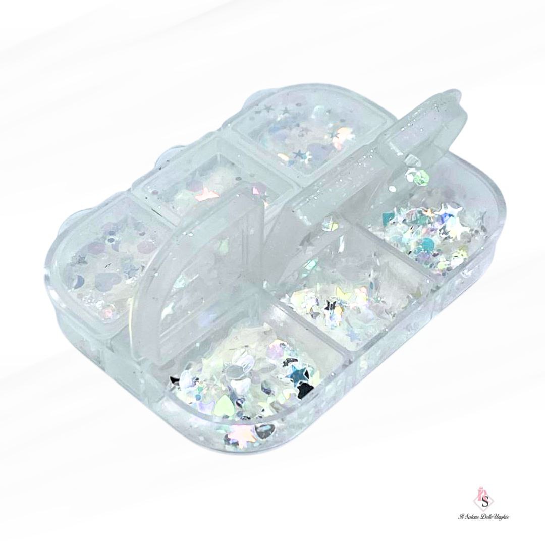 GLITTER PAILLETTES MIX 01 SET DA 6