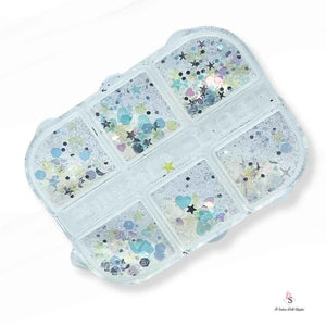 Glitter Paillettes Mix 01 Set Da 6