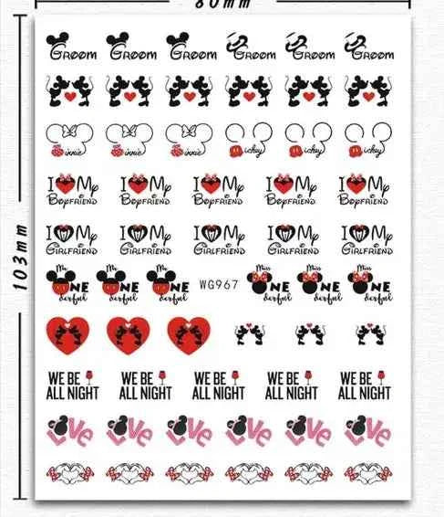 Adesivi Topolino WG967