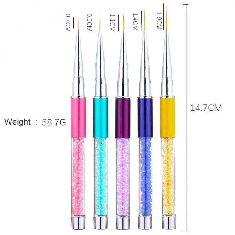 PENNELLO NAIL ART LINER 20mm rosa