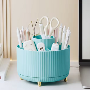 ORGANIZER DA SCRIVANIA TONDO blue