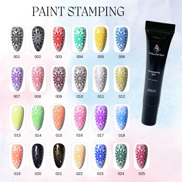 Stamping Gel Paint 011 Grigio Metallizzato