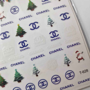 Adesivi Firme Natale T628