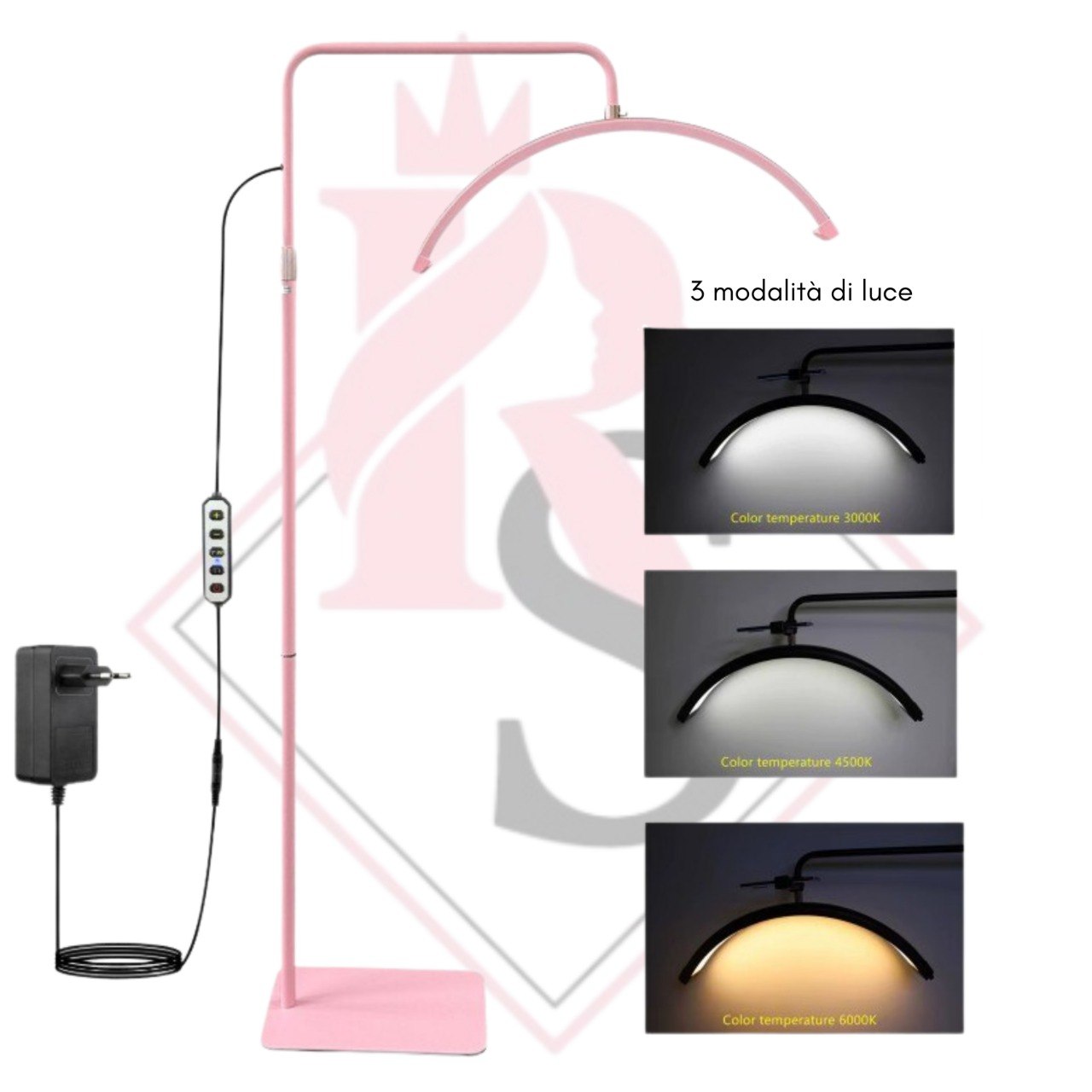 Lampada Led Moon Light Rosa