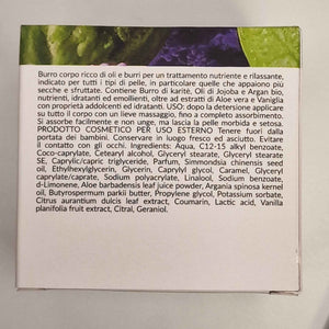 BURRO CORPO lavanda e bergamotto