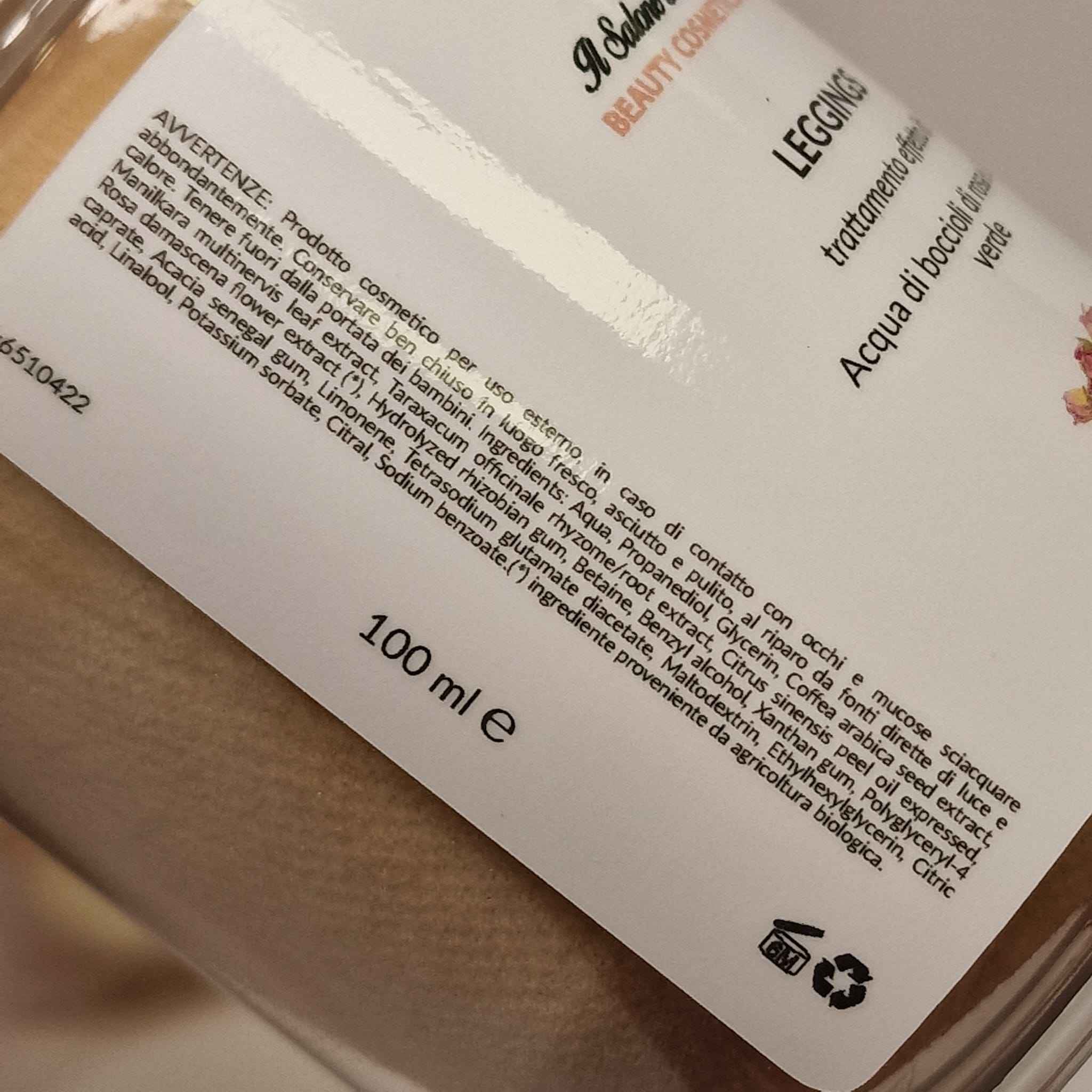 LEGGINGS RIUTILIZZABILI effetto lift