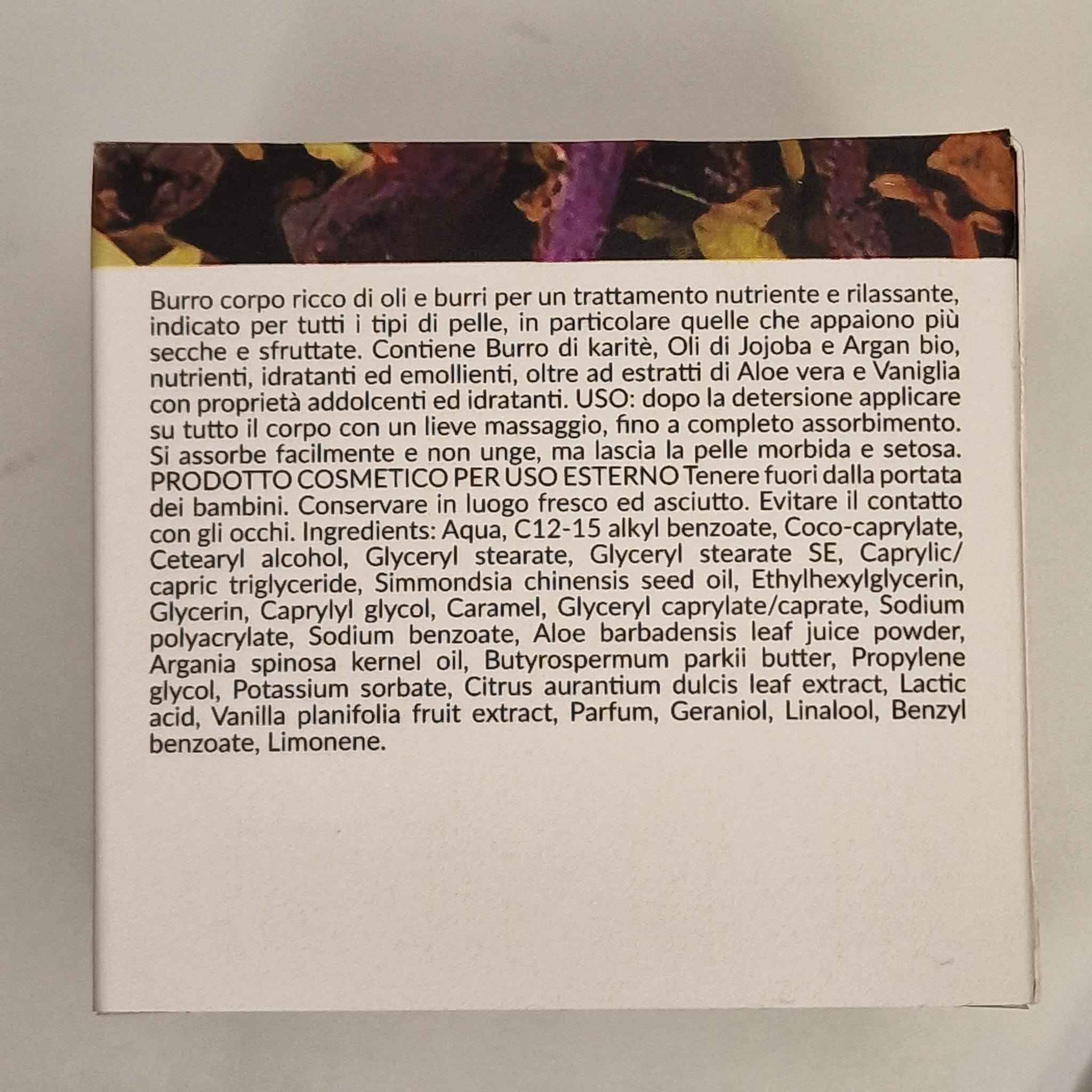 BURRO CORPO orientale