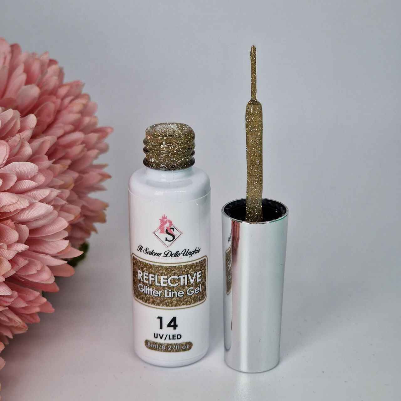 Reflective 14 Glitter Line Gel 8ml