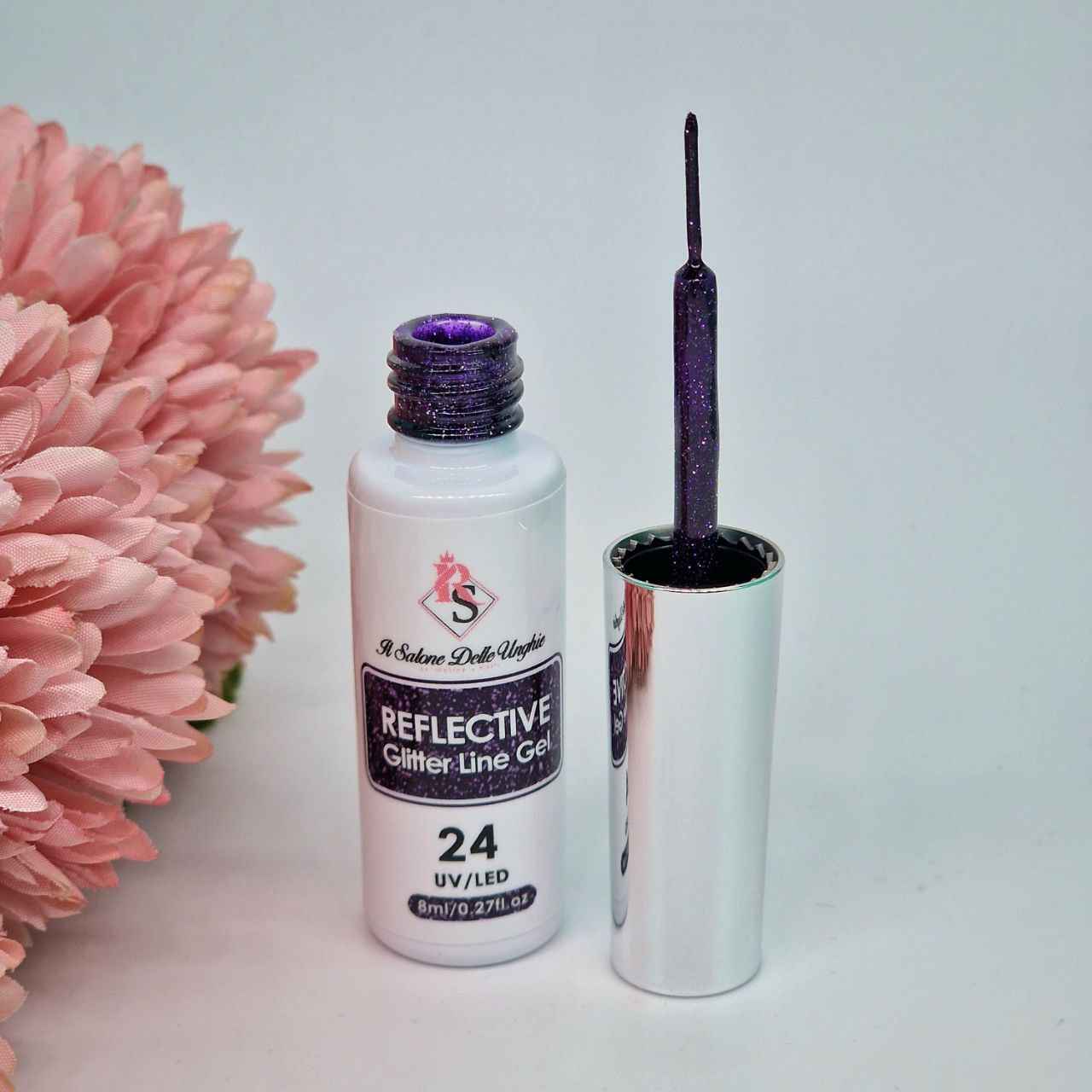 Reflective 24 Glitter Line Gel 8ml