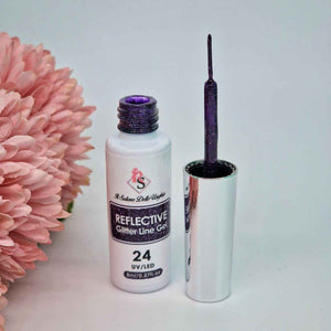 Reflective 24 Glitter Line Gel 8ml