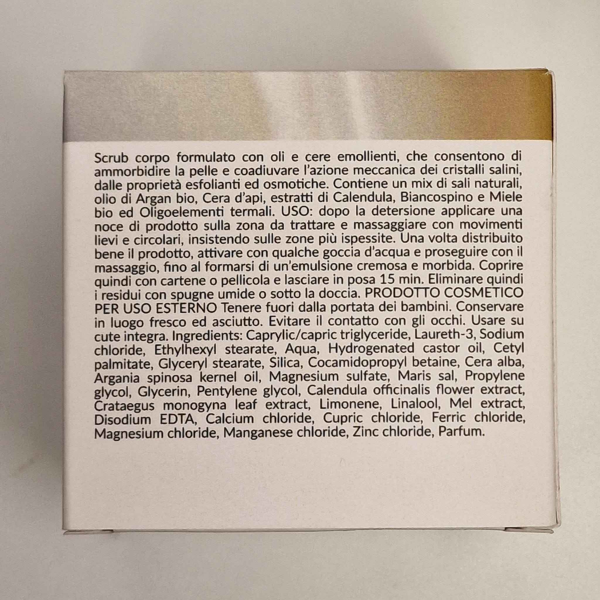 SCRUB CORPO latte e vaniglia