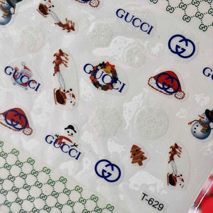 Adesivi Firme Natale T629