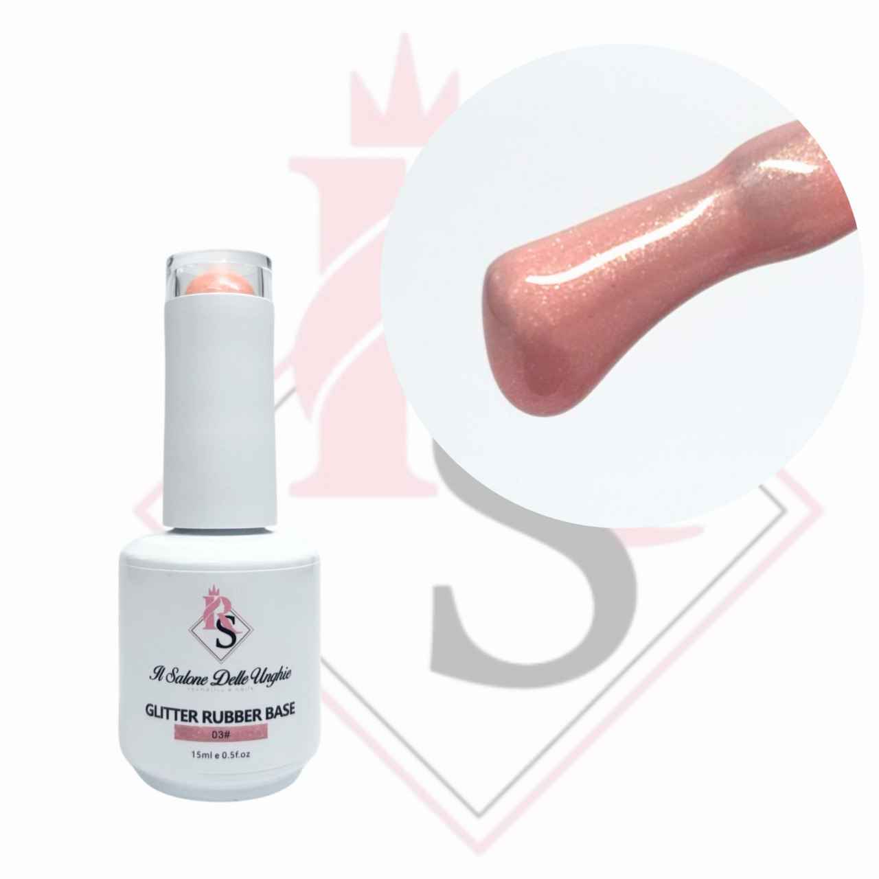 Base Rubber Glitter: Guida al Rinforzo Unghie Scintillante