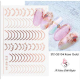 ADESIVI LINEE IN 3D GS104 rosa