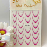 STICKER FRENCH 1925 fucsia