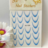 Sticker French 1928 Azzurro