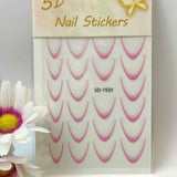 STICKER FRENCH 1930 rosa