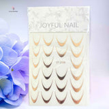 Sticker French St-2306 Oro Metalizzato