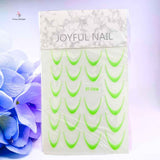 Sticker French st-2306 Verde Fluo