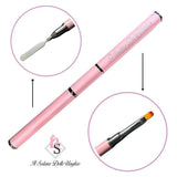 PENNELLO ACRYGEL Rs pink con spatola