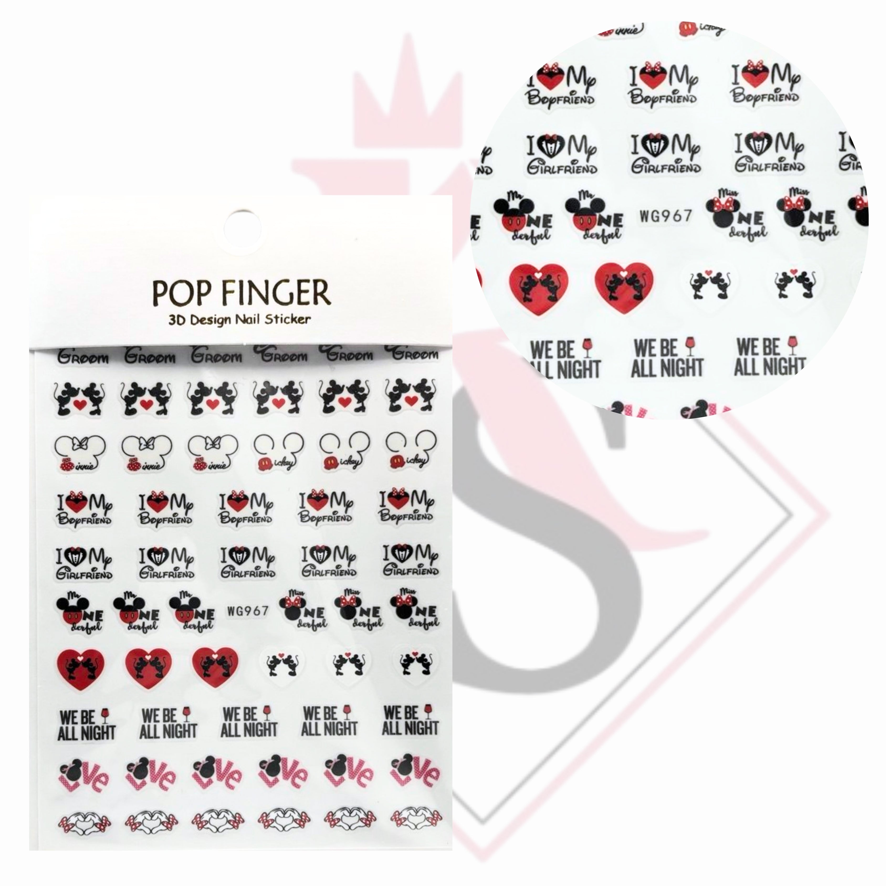 Adesivi Topolino WG967