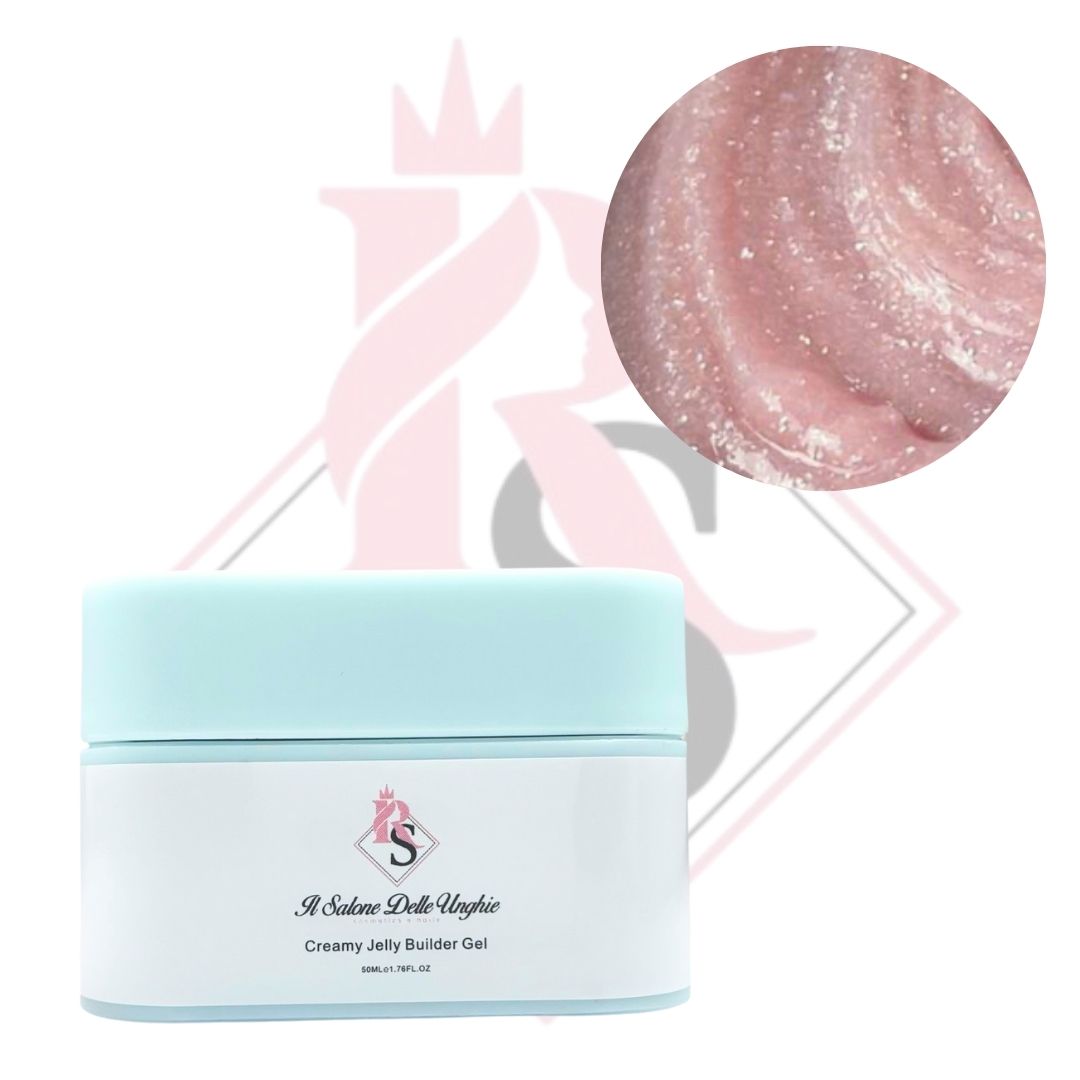 Creamy Gel 069 Rosa Nude Glitter-Costruttore Unghie