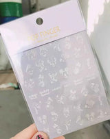 Adesivi Topolino/Minnie MD017 Bianco