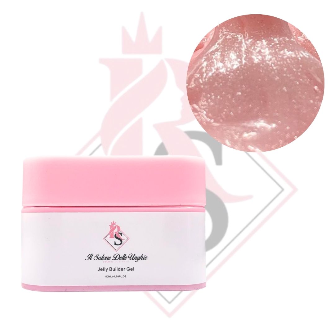 Jelly Gel 81 Rosa Glitter: Gel per Unghie Glamour e Luminoso
