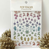 Sticker Natale Me185 Multicolor