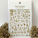 Sticker Natale Me187 Oro