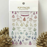 Sticker Natale Me189 Multicolor