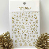 Sticker Natale Me193 Oro