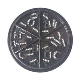 RUOTA LETTERE NERO