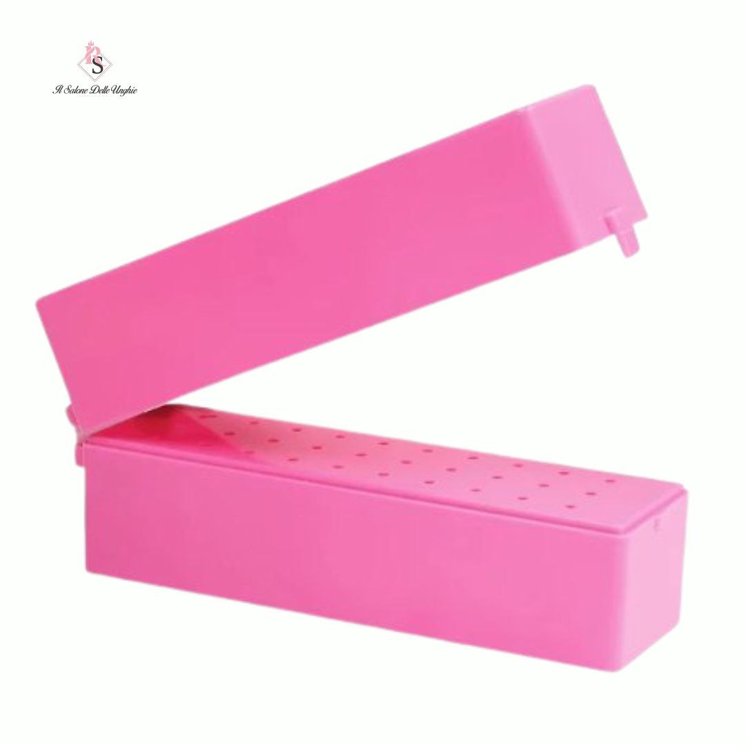 PORTA PUNTE RETTANGOLARE ROSA