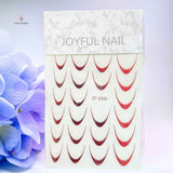 Sticker French St-2306 Rosso