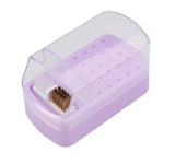 PORTA PUNTE CON SPAZZOLINO PURPLE - Il Salone Delle Unghie