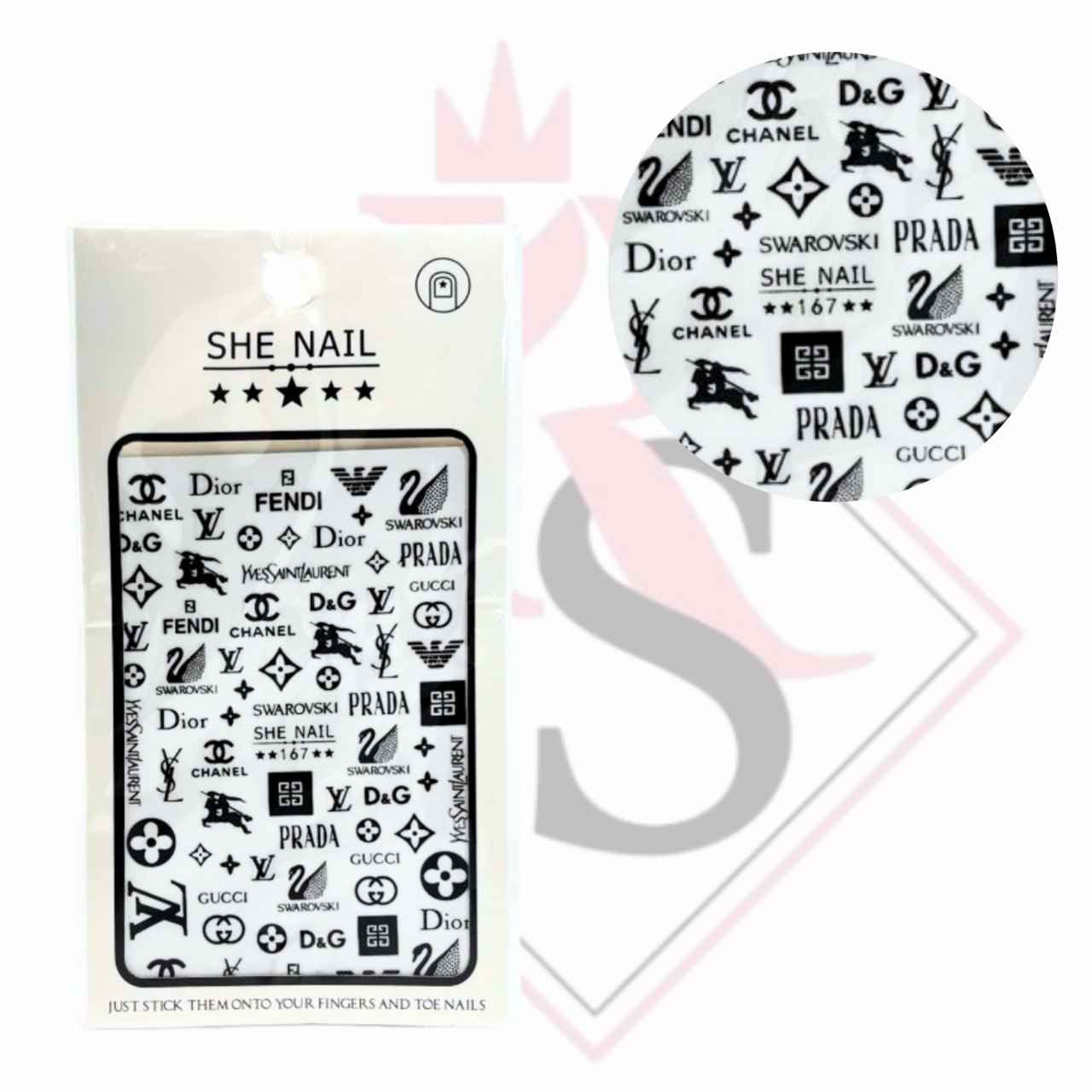 Sticker Firme 167 Nero