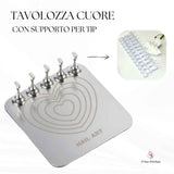 Tavolozza Cuore Con Supporto Per Tip