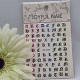 STICKER LETTERE jo-2137 AECOBALENO