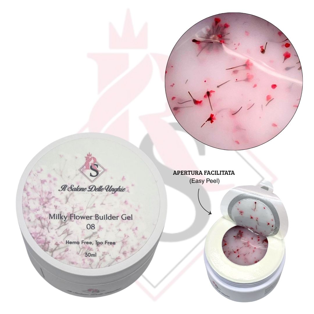 Milky Flower Builder Gel 08