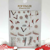 Adesivi Natale Cj 024 Rosso