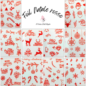 foil natale rosso