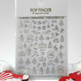 Sticker Natale Me 183 Argento