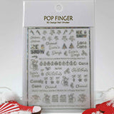 Sticker Natale Me 184 Argento