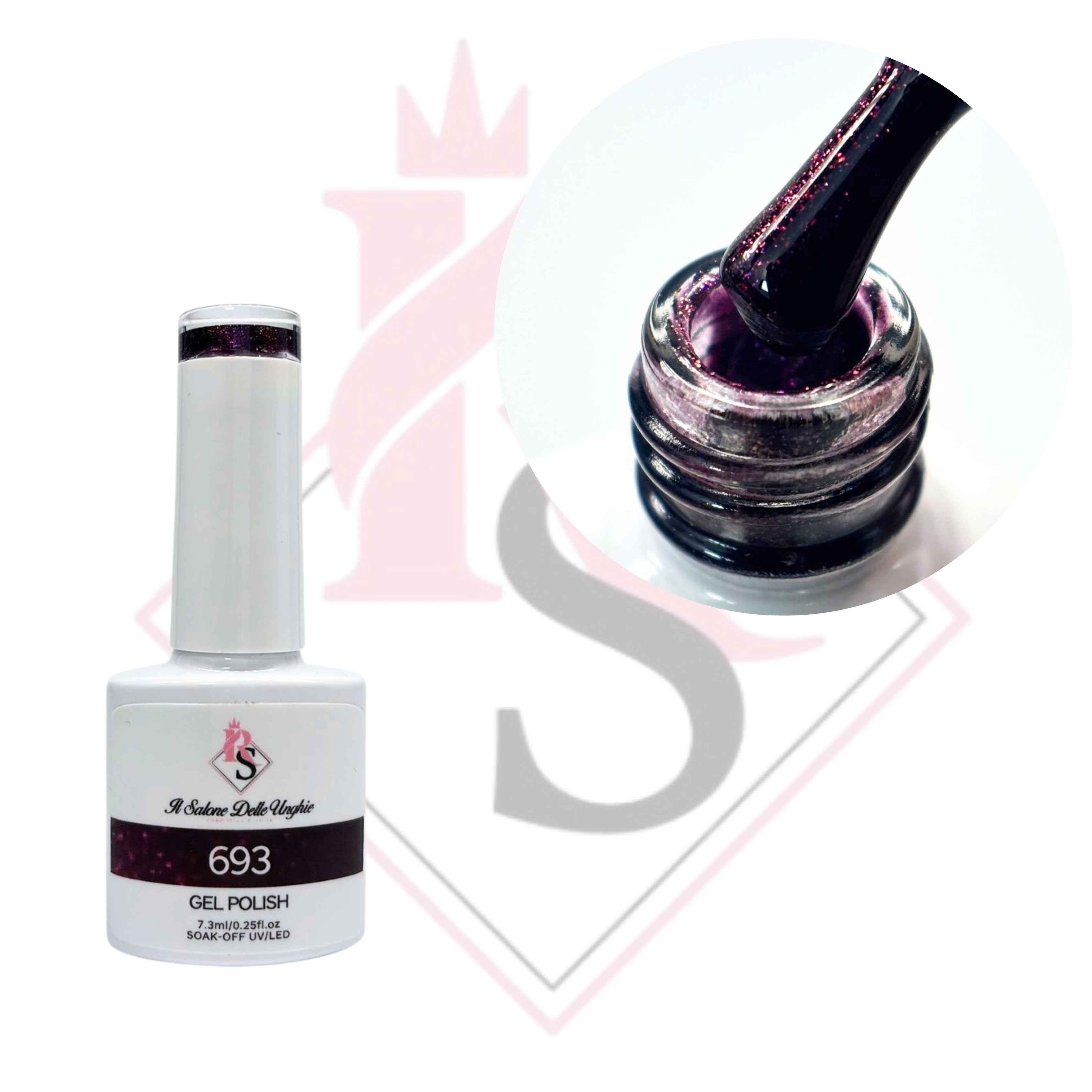 Gel Color 693 Viola Glitter 7.3ml