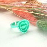 ANELLO PER COLLA verde 10pz