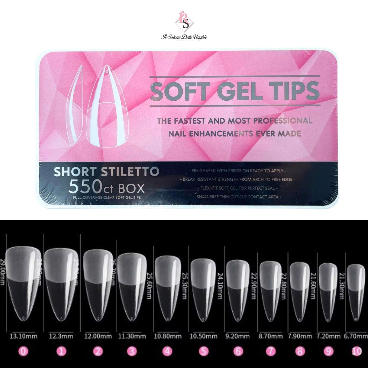 Soft Gel Tips 550 N02