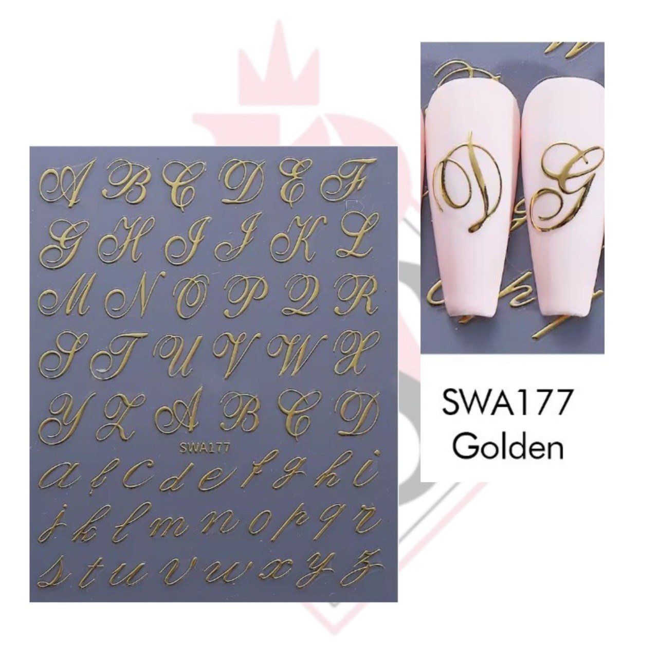 Sticker Lettere SWA177 Oro